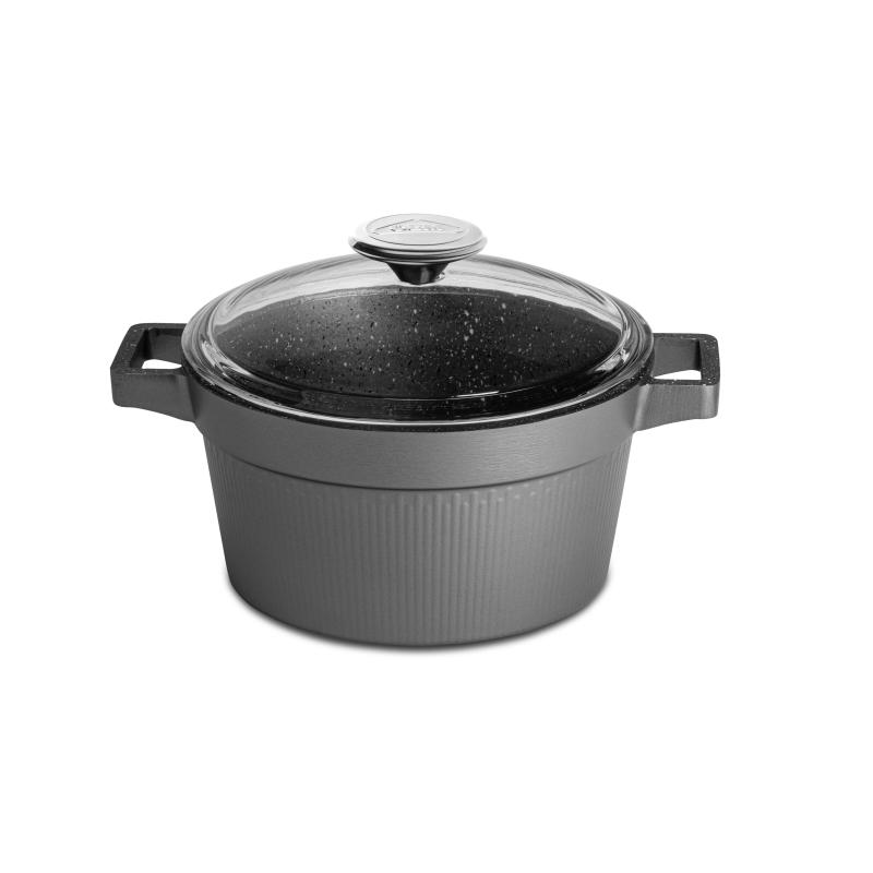 CEM GRANİT MASTER DÖKÜM FÜME TENCERE 22CM