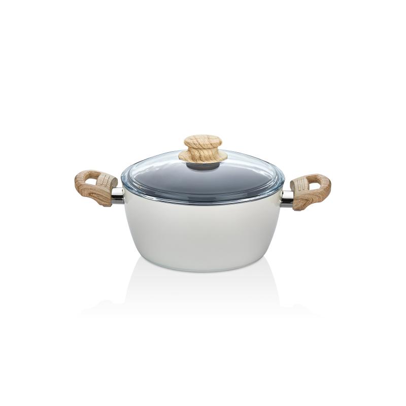CEM NATUREL WOOD TENCERE 18CM